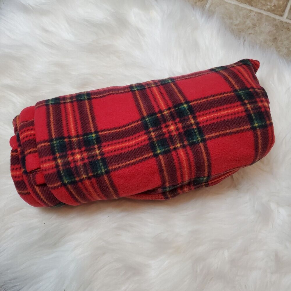 Talbots Plaid Multicolor Blanket